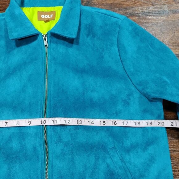Golf Wang Faux Suede Y2K Skater Golf Work Jacket Tyler The Creator Small - Picture 10 of 12